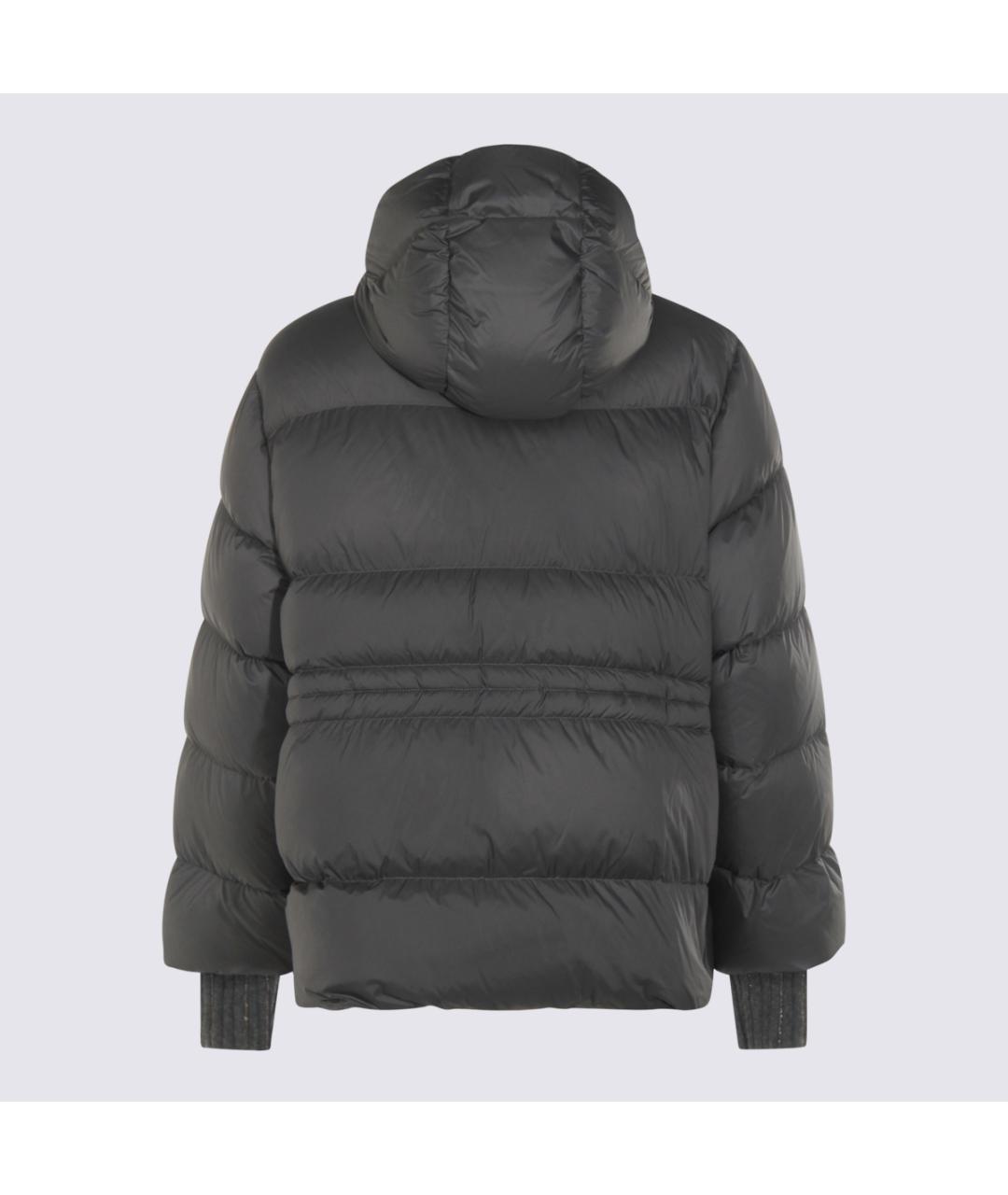 FABIANA FILIPPI Серая полиэстеровая куртка, фото 2