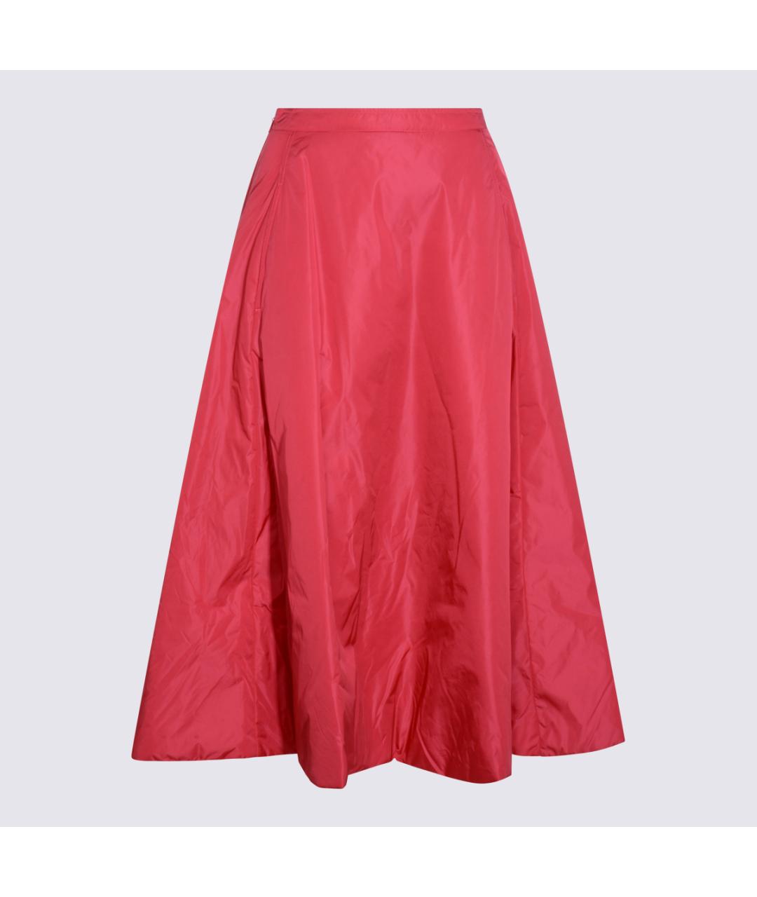 ADD Розовая полиэстеровая юбка миди, фото 4