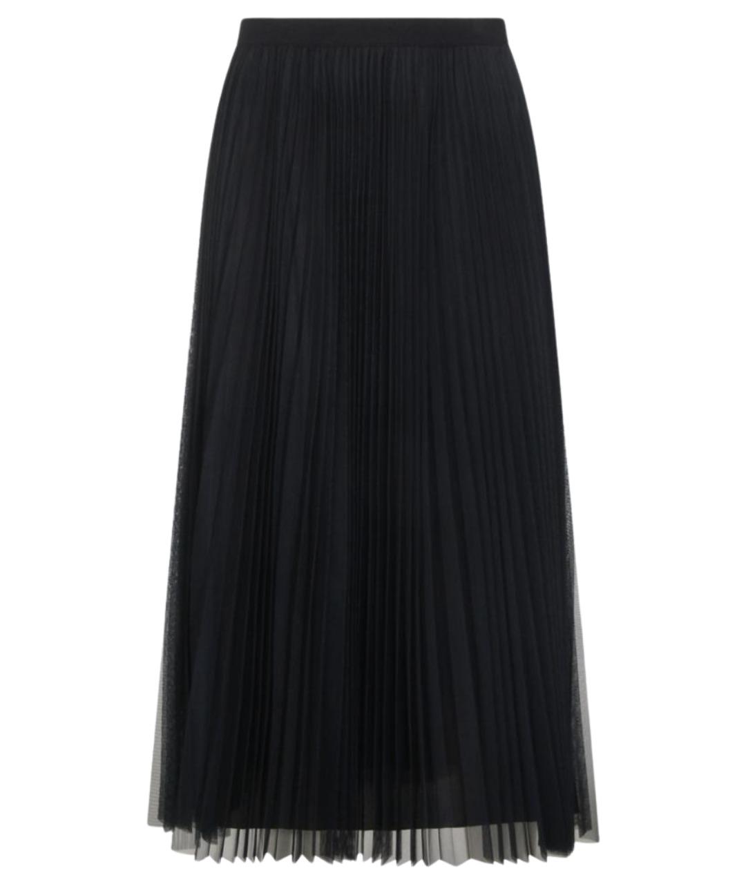 FABIANA FILIPPI Темно-синяя полиэстеровая юбка миди, фото 1