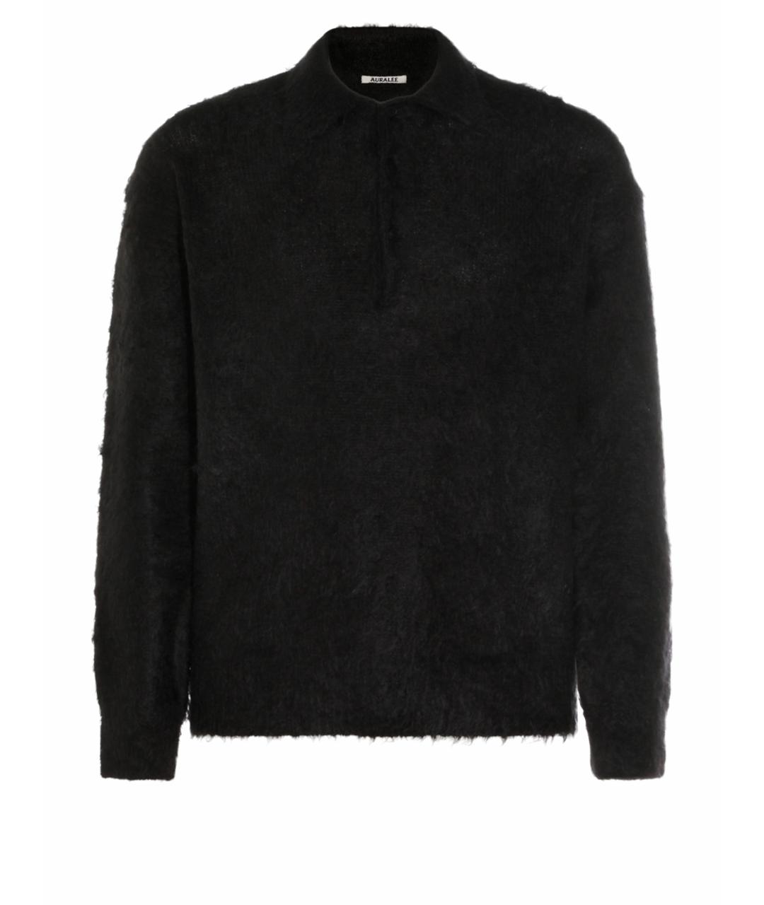AURALEE Черный шерстяной джемпер / свитер, фото 1
