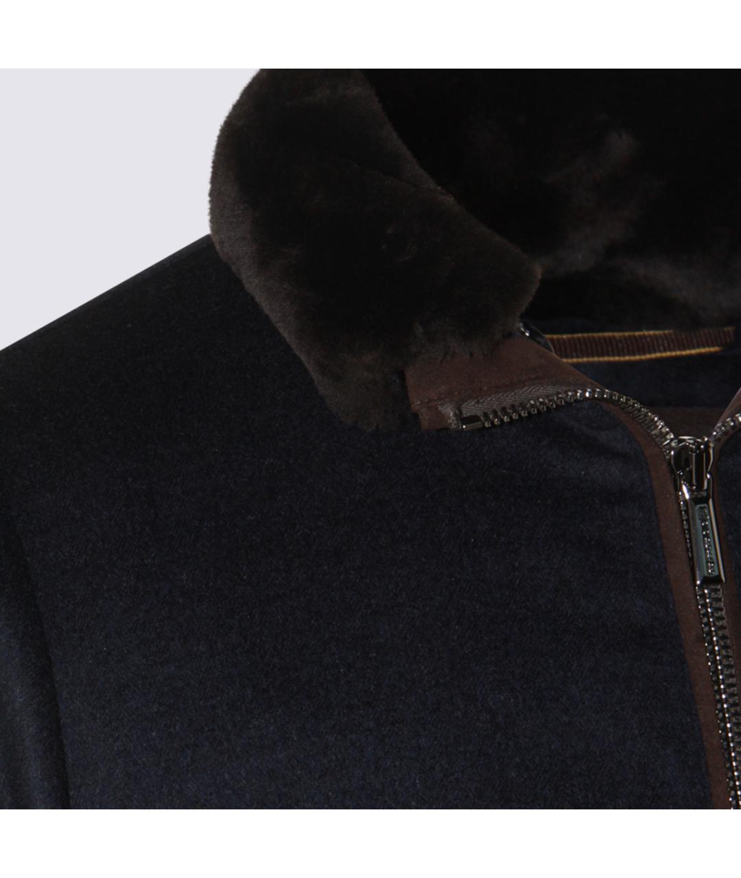 MOORER Серая шерстяная куртка, фото 4