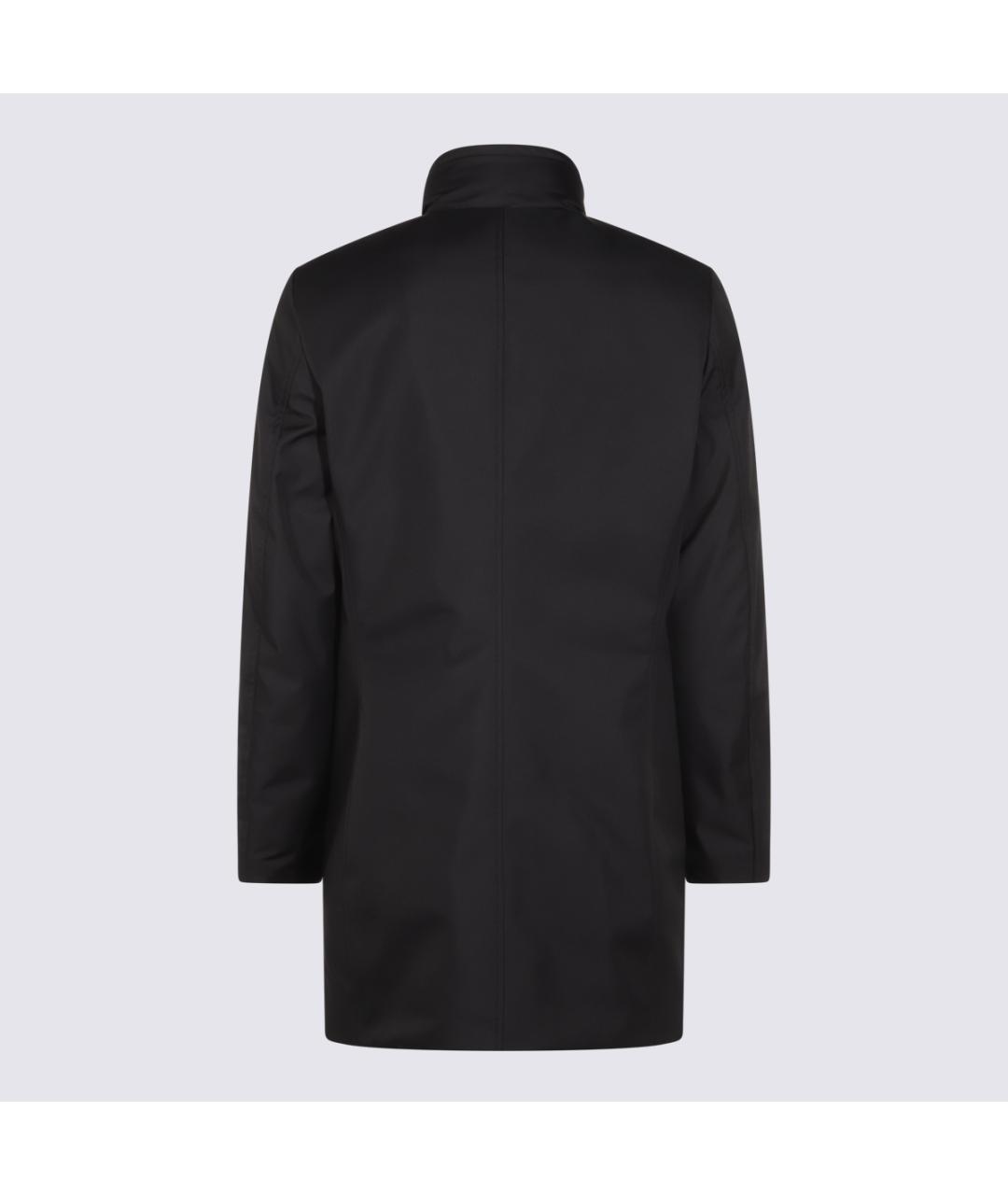 MOORER Синее полиэстеровое пальто, фото 2