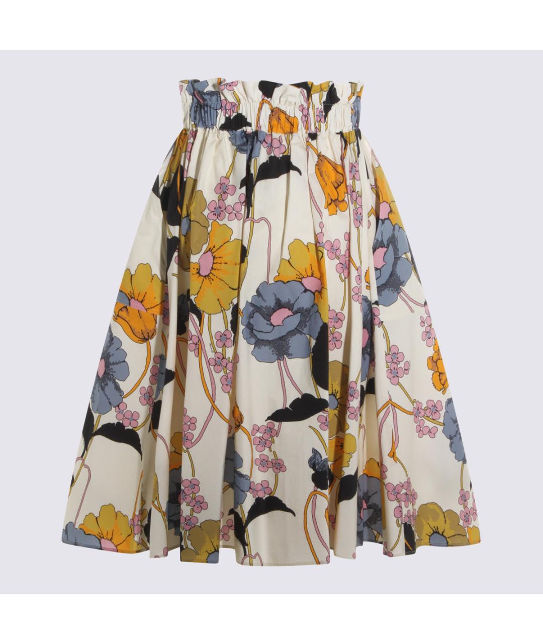 MARNI Мульти хлопковая юбка миди, фото 2