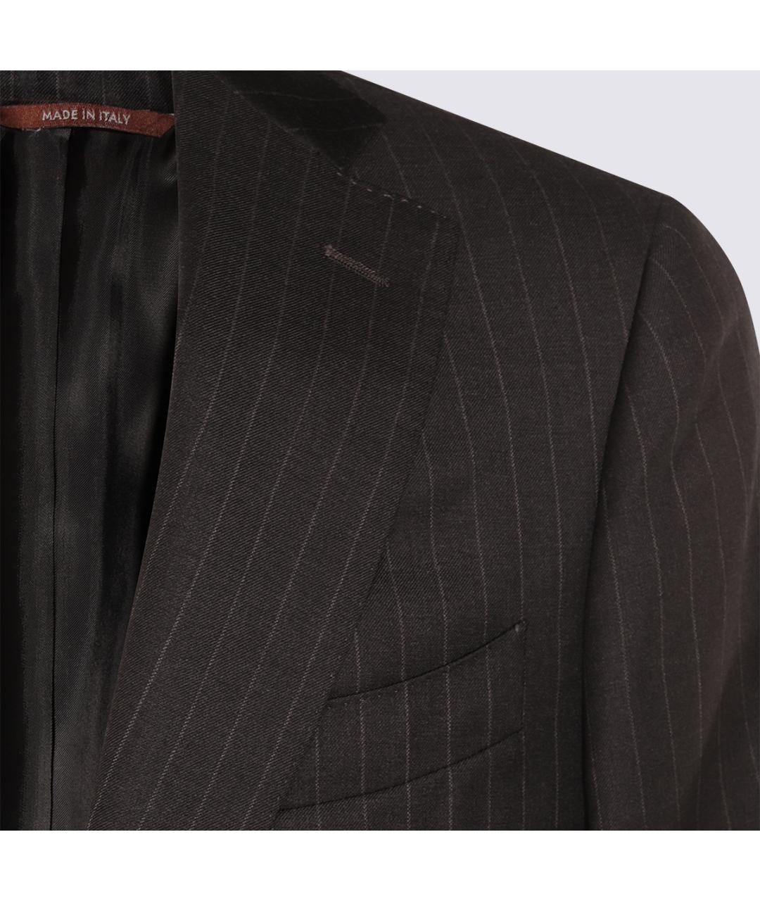 CANALI Черный классический костюм, фото 5