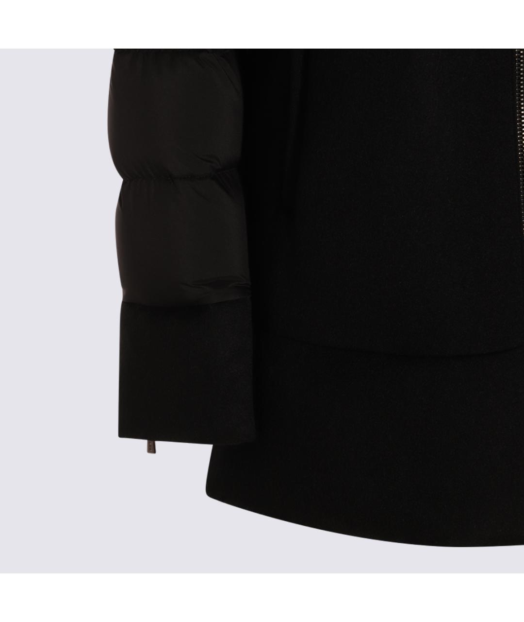 MOORER Черная шерстяная куртка, фото 4