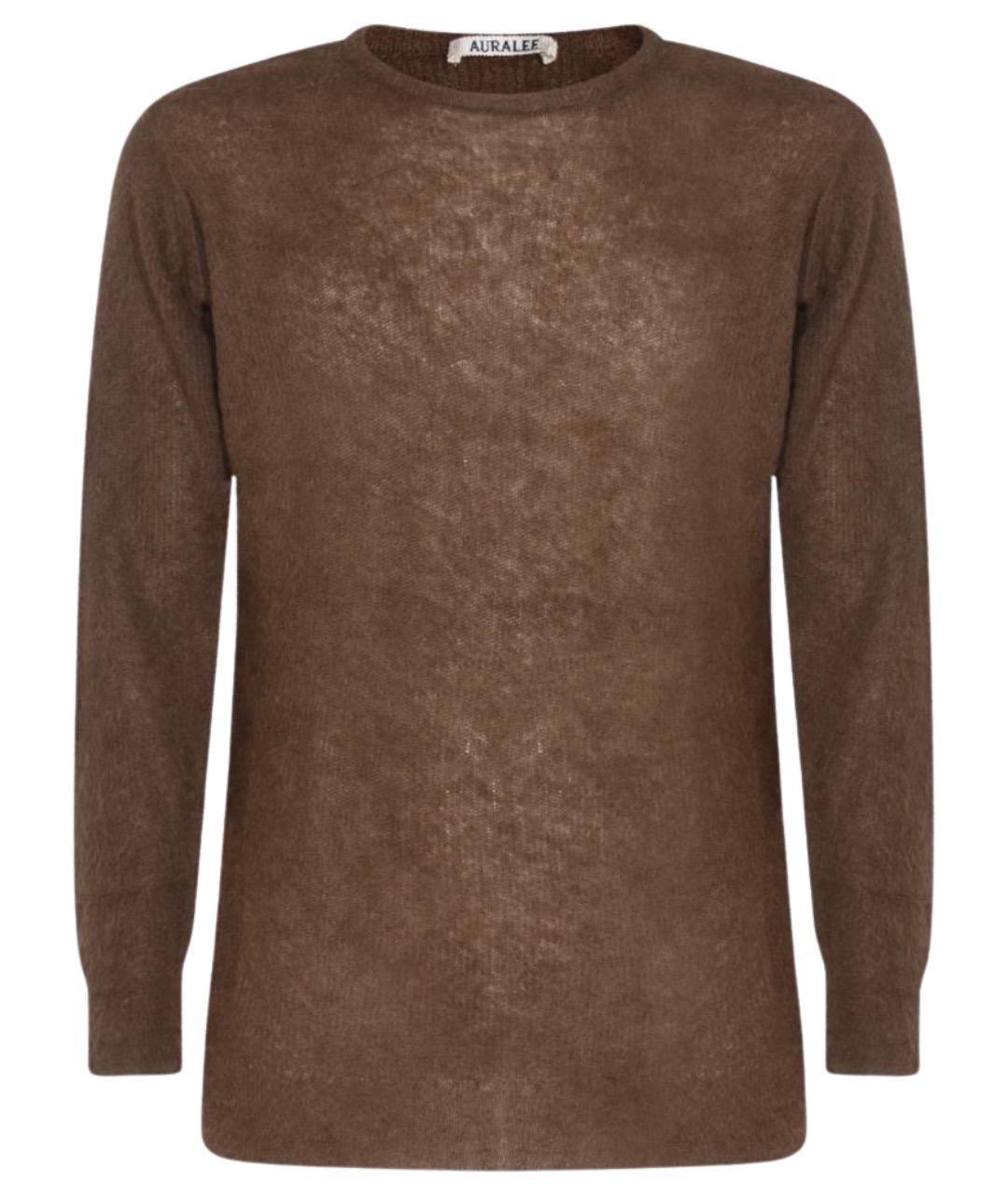 AURALEE Коричневый джемпер / свитер, фото 1