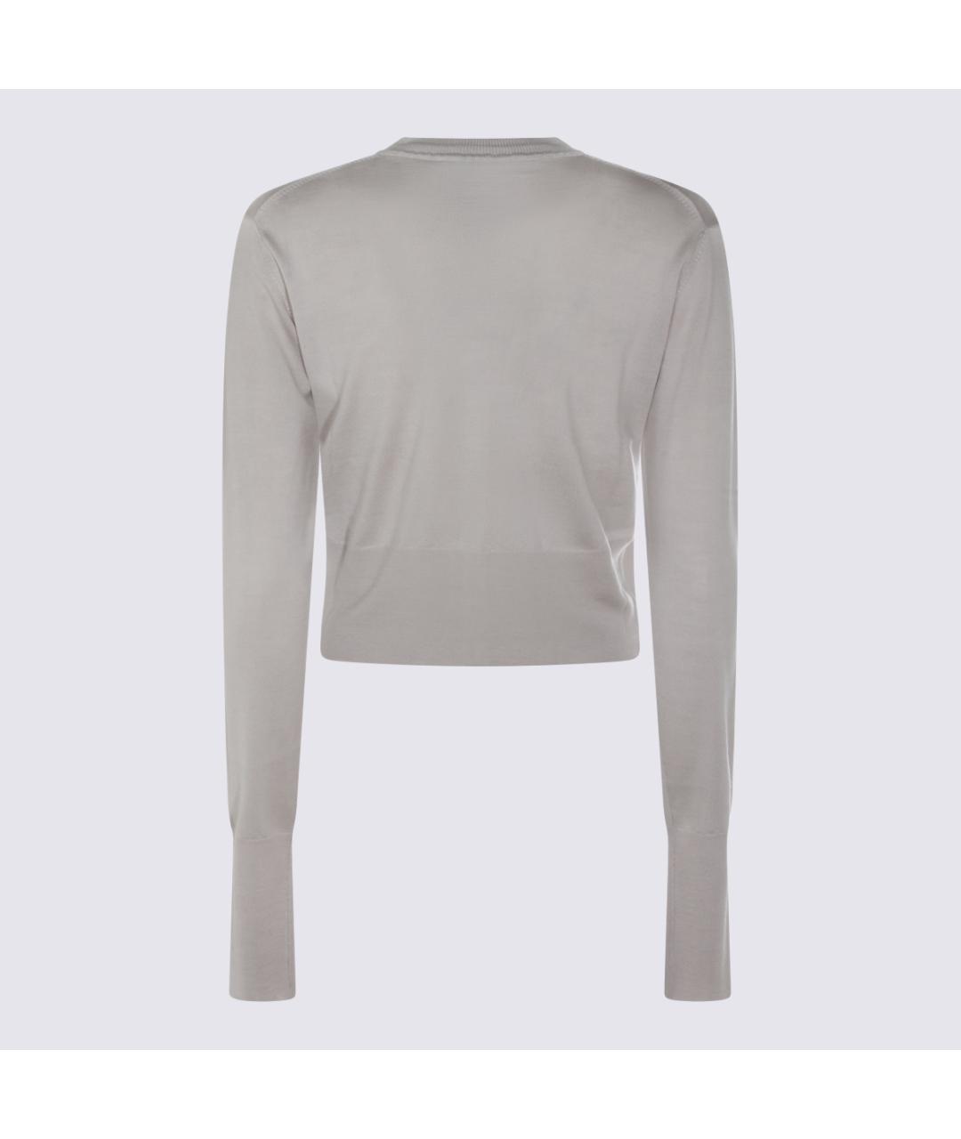 VIVIENNE WESTWOOD Серый шерстяной кардиган, фото 2