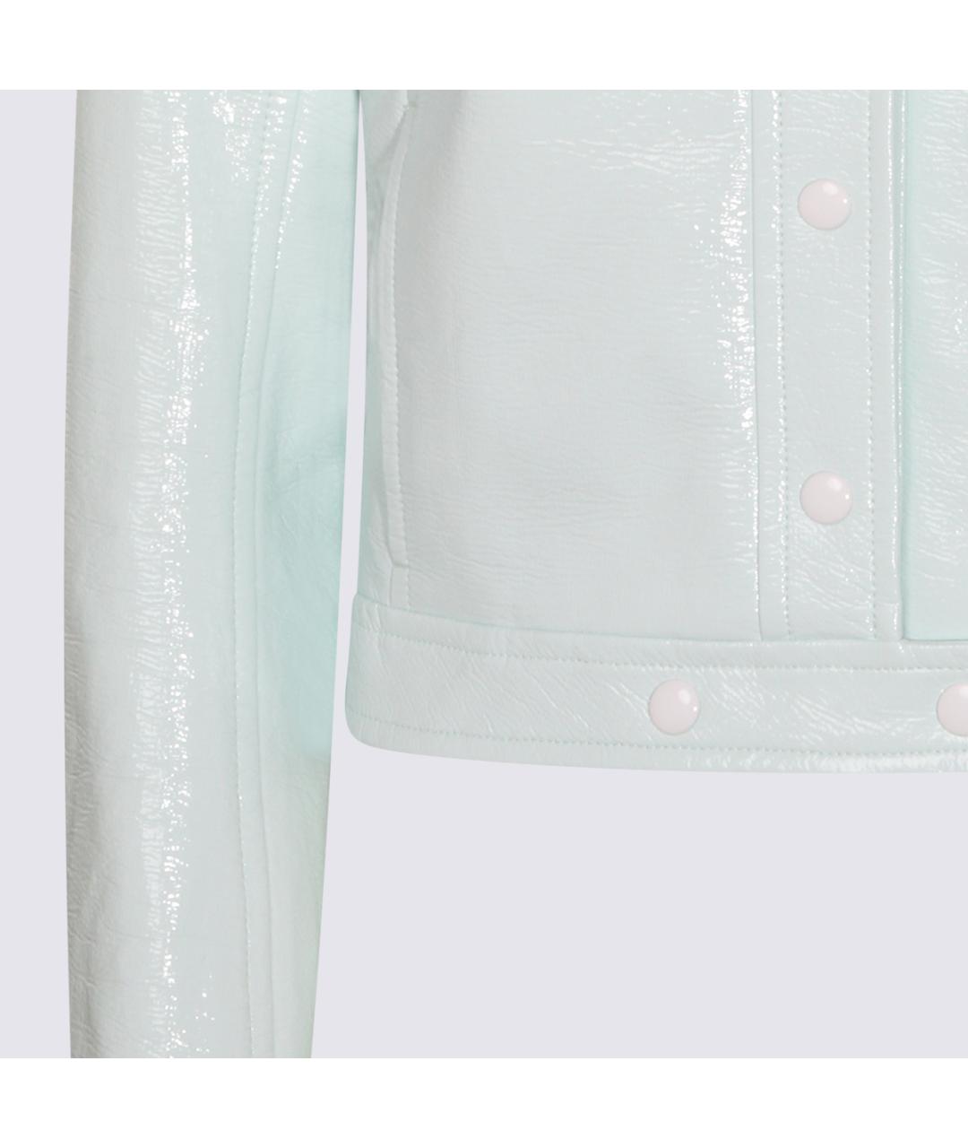 COURREGES Бирюзовая хлопковая куртка, фото 3