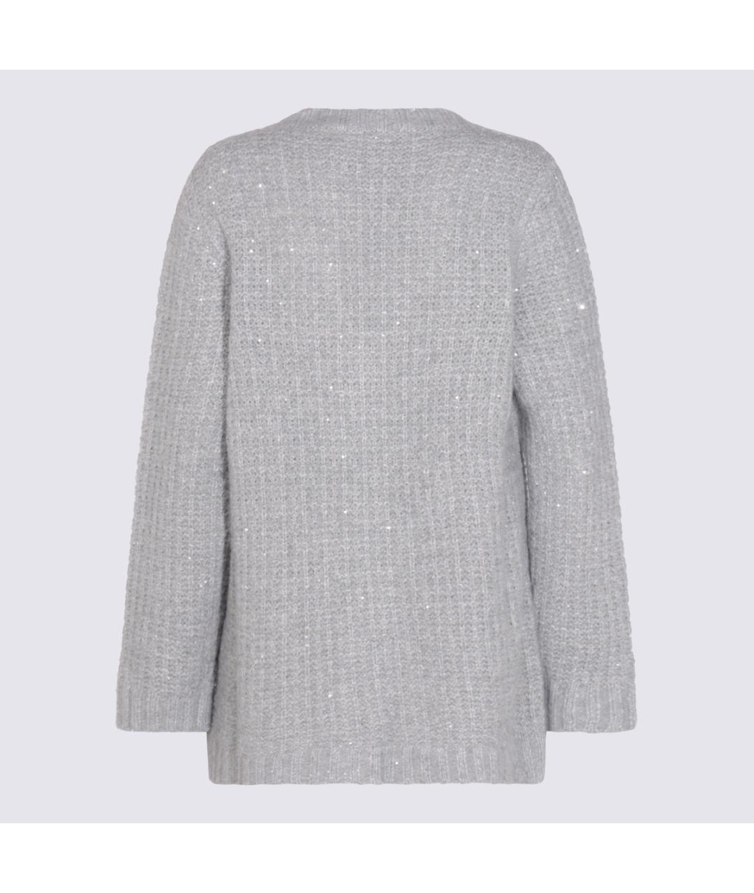 FABIANA FILIPPI Серый шерстяной кардиган, фото 2