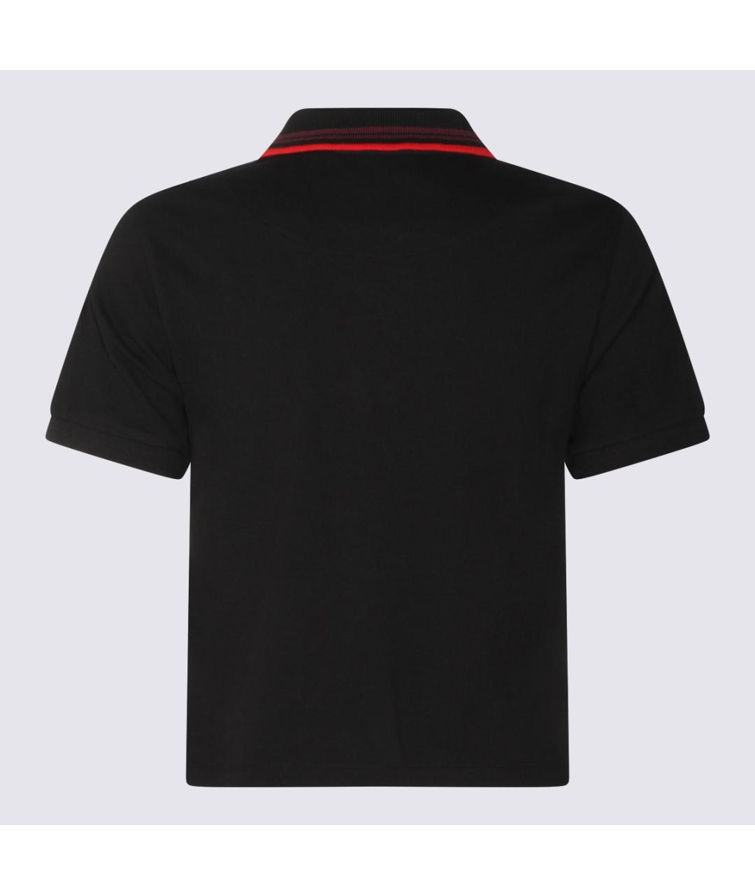 VIVIENNE WESTWOOD Черная хлопковая футболка, фото 2