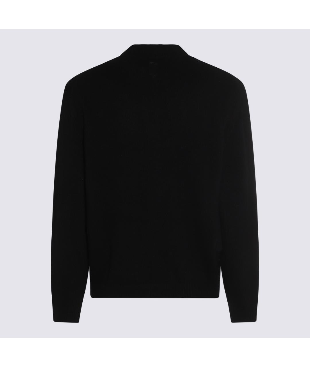 CANALI Черный шерстяной джемпер / свитер, фото 2