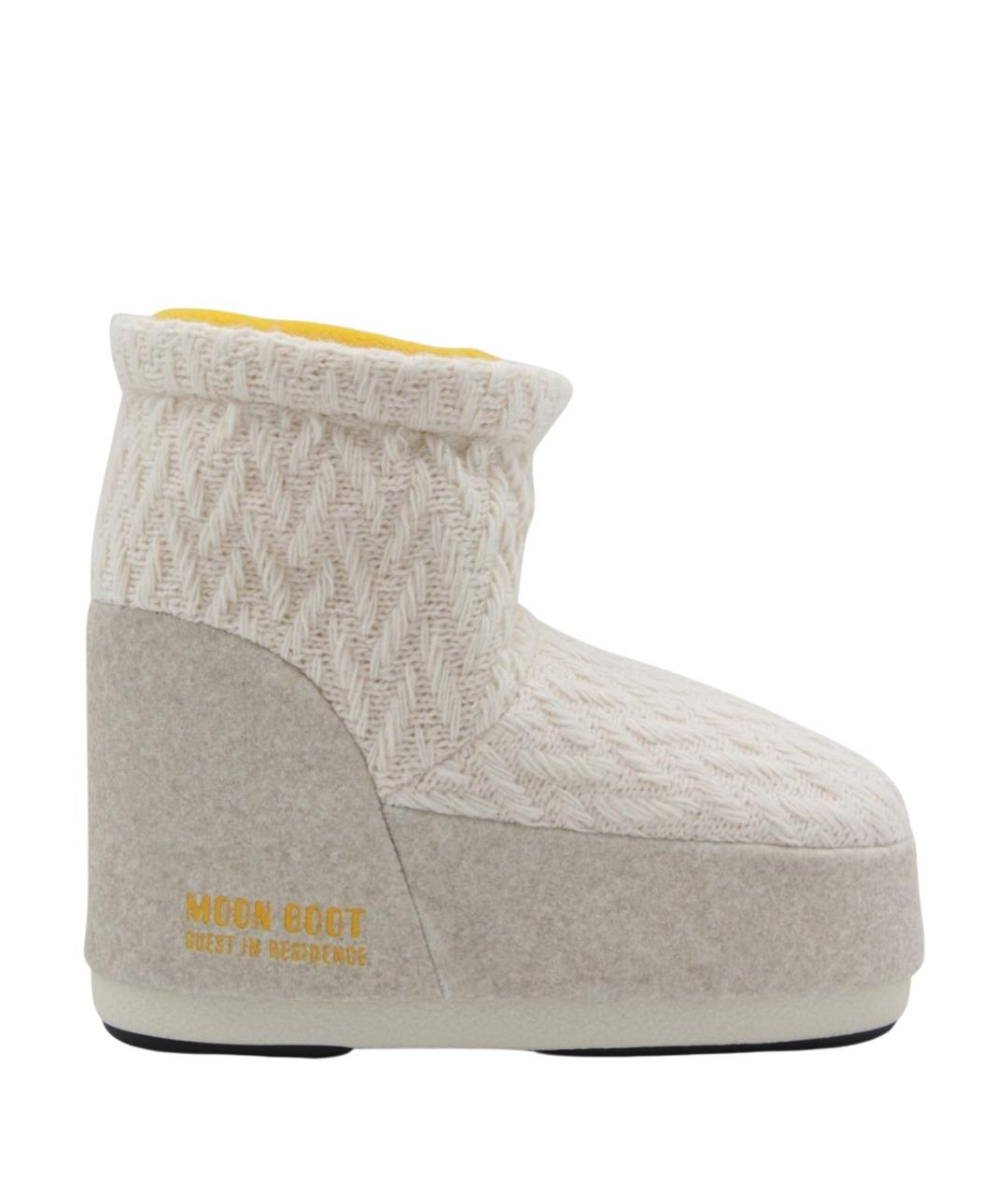 MOON BOOT Белые сапоги, фото 1
