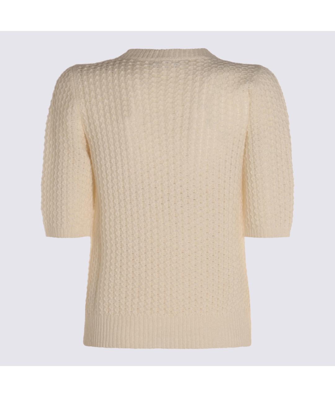 FABIANA FILIPPI Бежевый шерстяной джемпер / свитер, фото 2