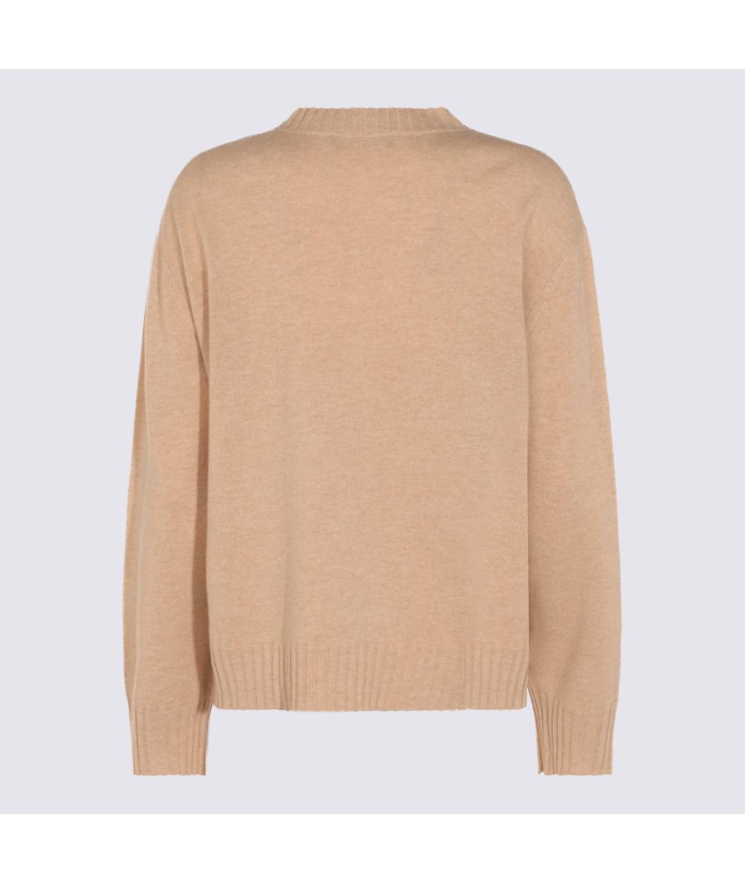 FABIANA FILIPPI Бежевый шерстяной джемпер / свитер, фото 2