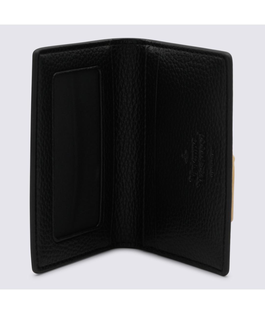 VIVIENNE WESTWOOD Черный кошелек из искусственной кожи, фото 2