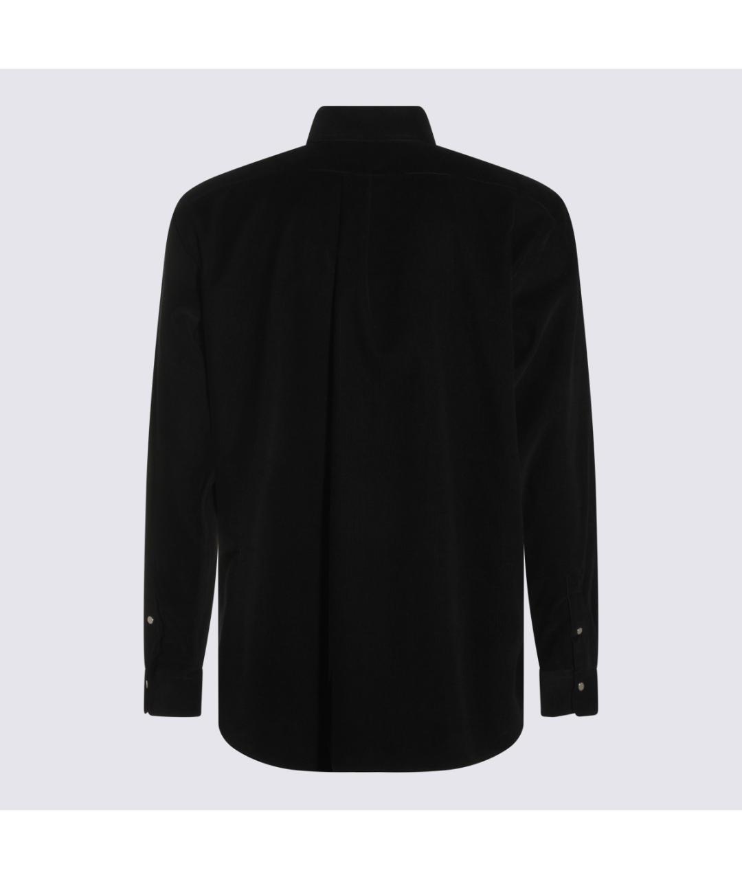 FENDI Черная хлопковая кэжуал рубашка, фото 2