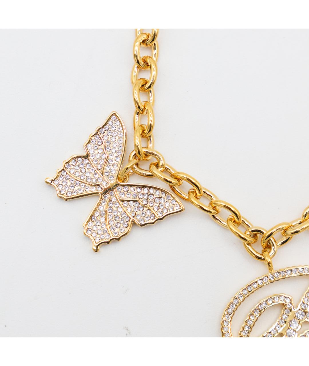 BLUMARINE Золотой латунный браслет, фото 3