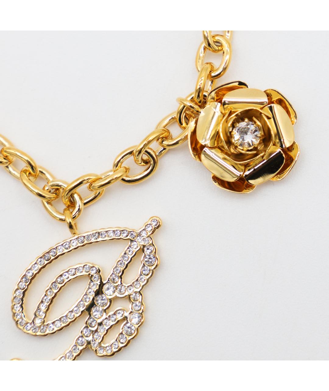 BLUMARINE Золотой латунный браслет, фото 4