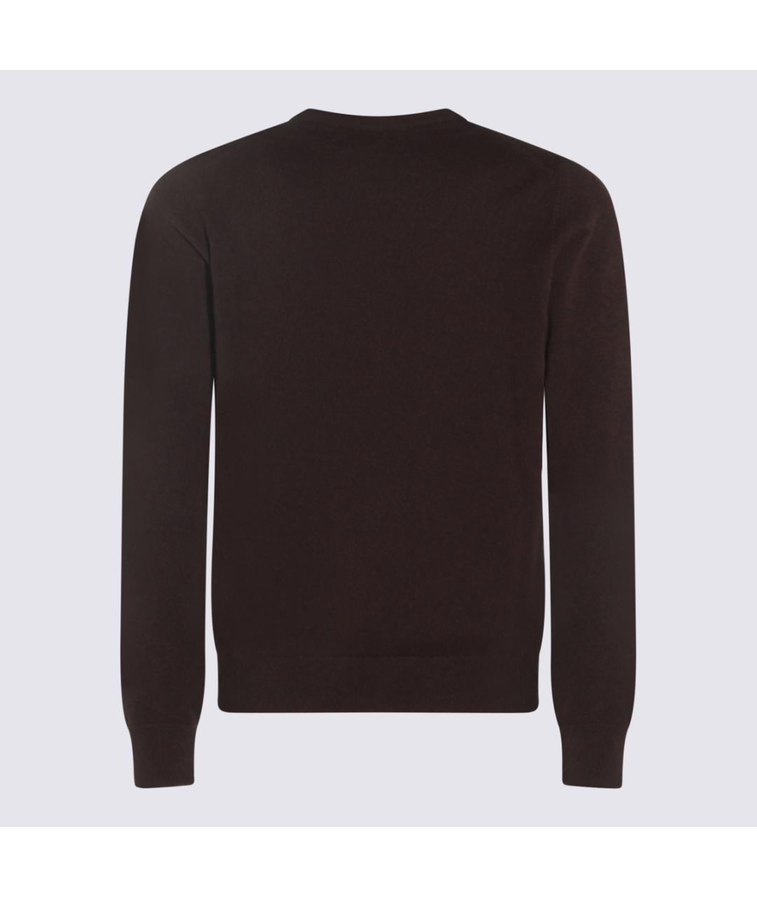 MALO Коричневый кашемировый джемпер / свитер, фото 2
