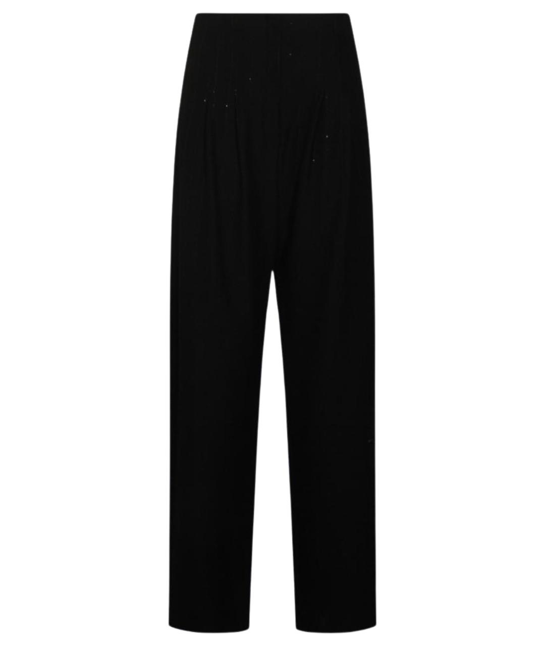 NISSA Черные полиэстеровые прямые брюки, фото 1