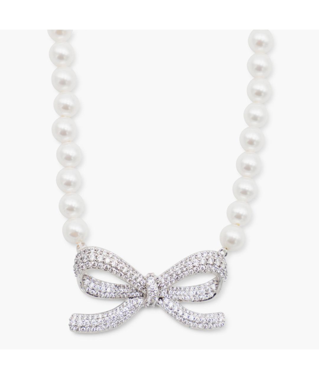 SELF-PORTRAIT Белое латунное колье, фото 2