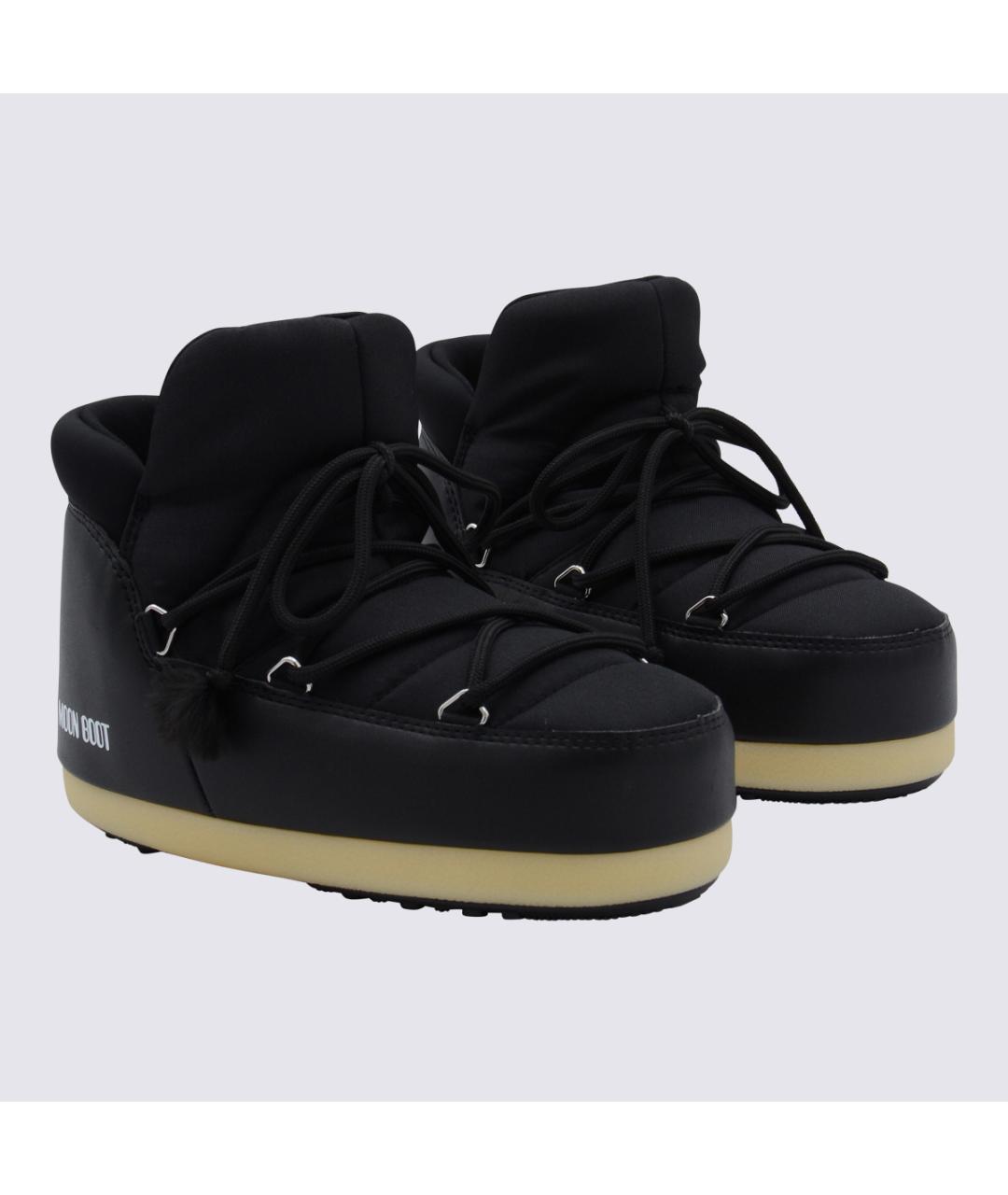 MOON BOOT Черные сапоги, фото 2