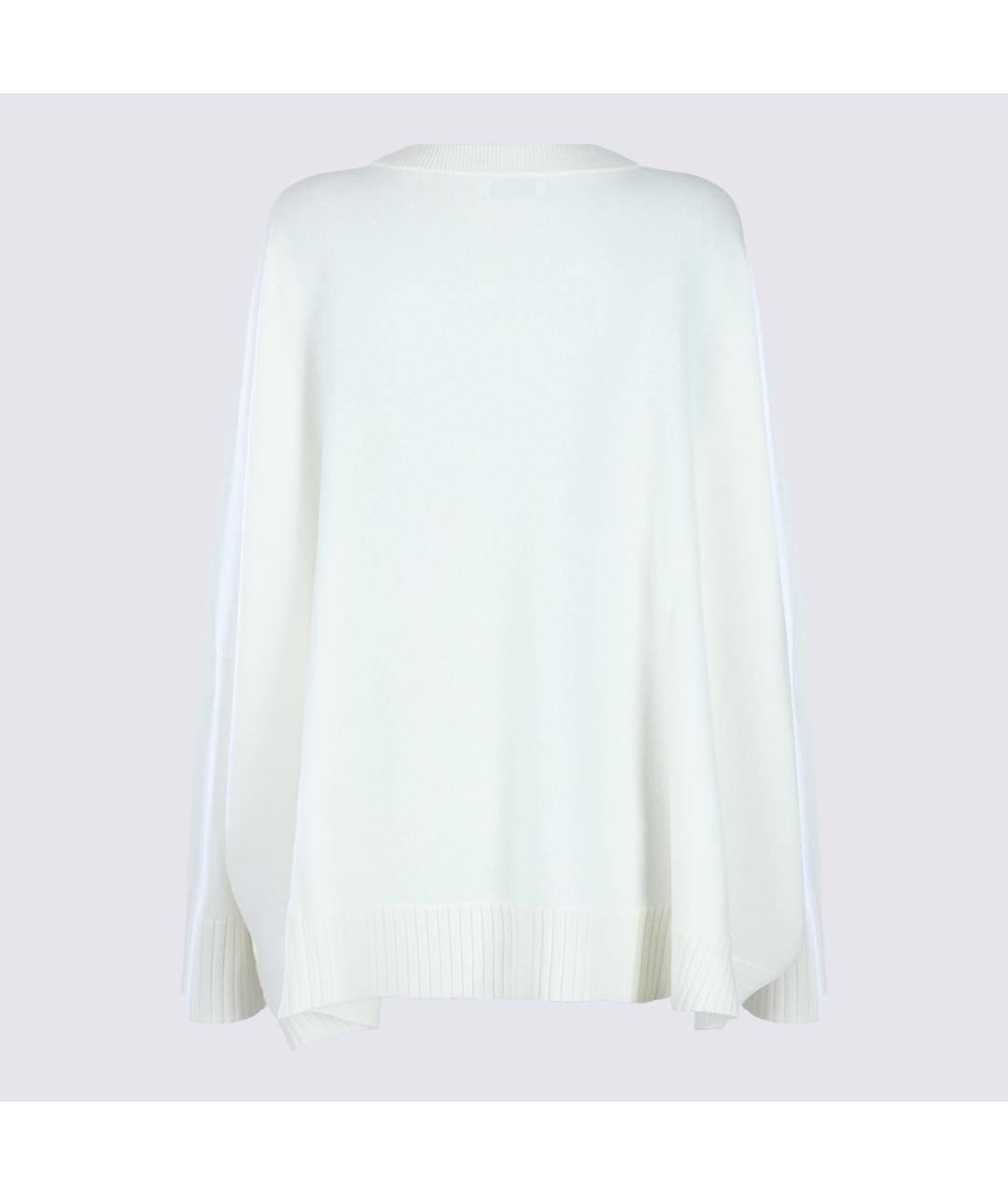 MALO Белый шерстяной джемпер / свитер, фото 2