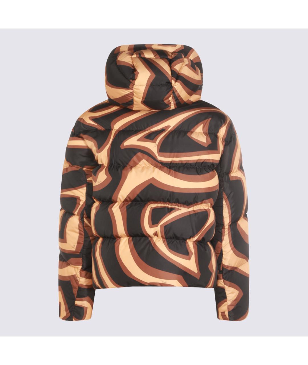 EMILIO PUCCI Черный полиэстеровый пуховик, фото 2