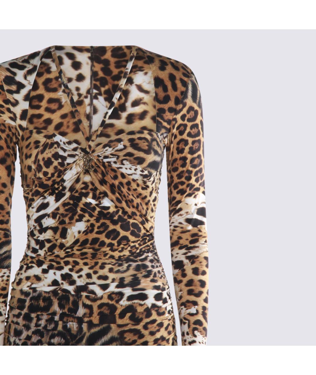 ROBERTO CAVALLI Мульти повседневное платье, фото 3