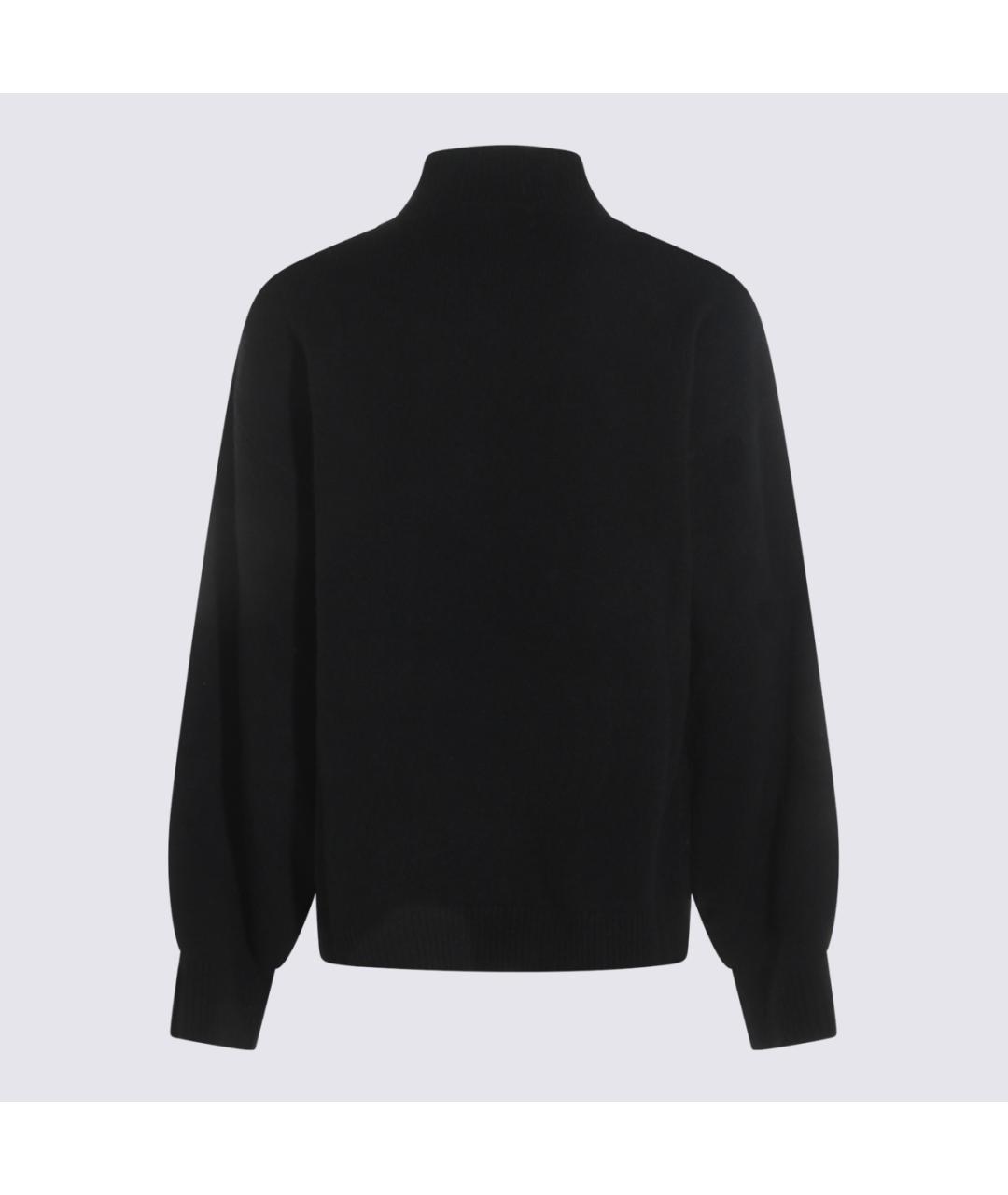 MALO Черный шерстяной джемпер / свитер, фото 2