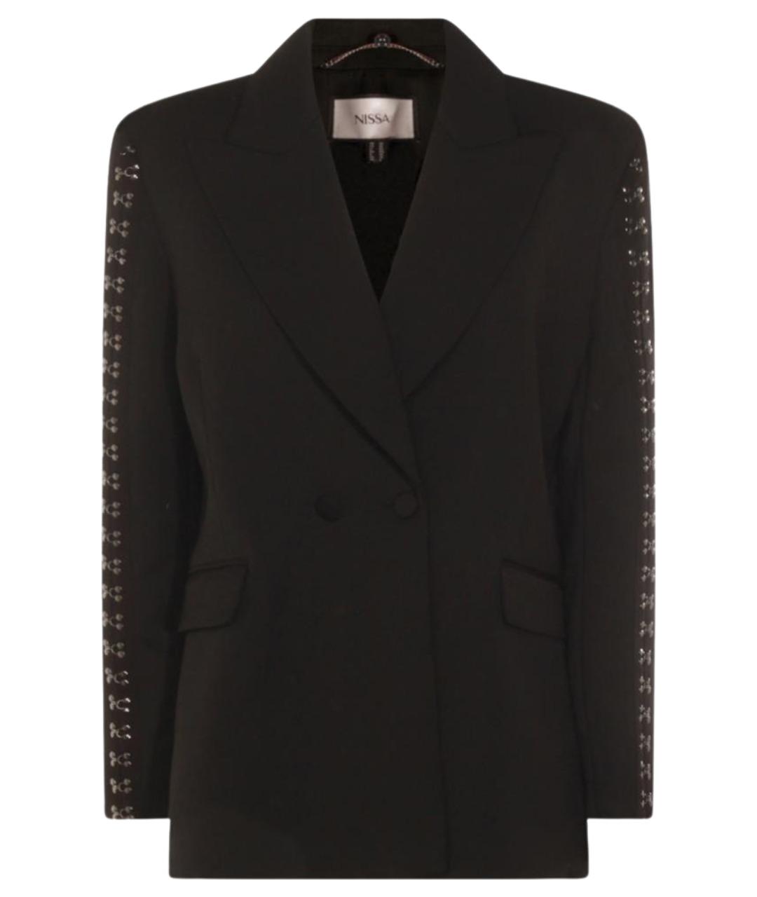 NISSA Черный полиэстеровый жакет/пиджак, фото 1