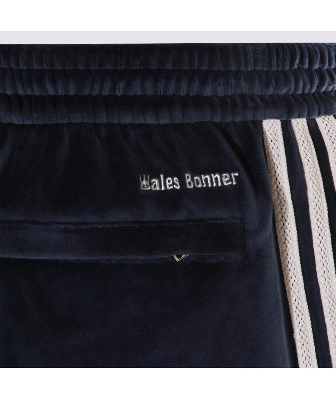 ADIDAS Синие хлопковые прямые брюки, фото 4