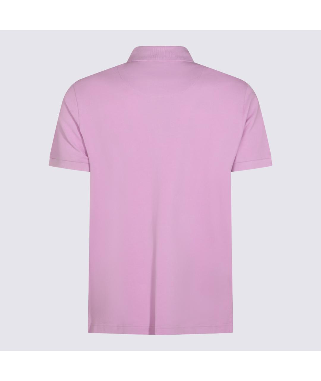 ETRO Розовое хлопковое поло с коротким рукавом, фото 2