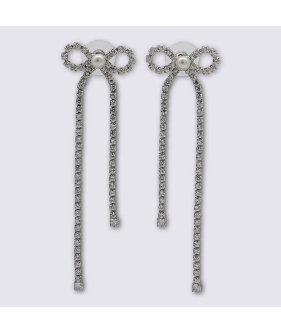 SELF-PORTRAIT Серебряные металлические серьги, фото 3