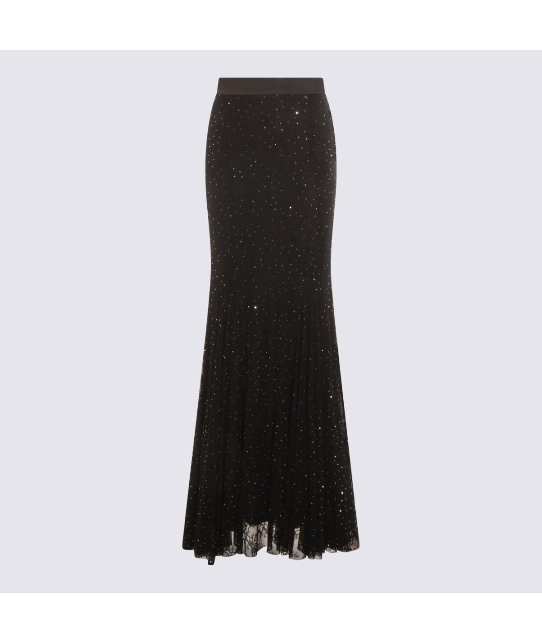 NISSA Черная полиэстеровая юбка макси, фото 2