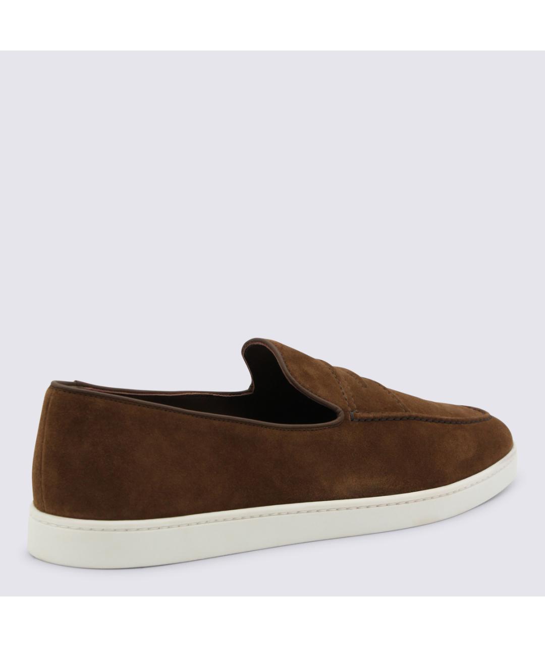 CHURCH'S Коричневые замшевые лоферы, фото 3