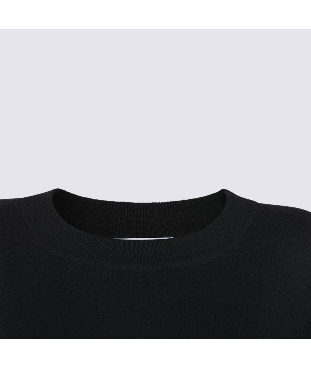 MALO Черный кашемировый джемпер / свитер, фото 3