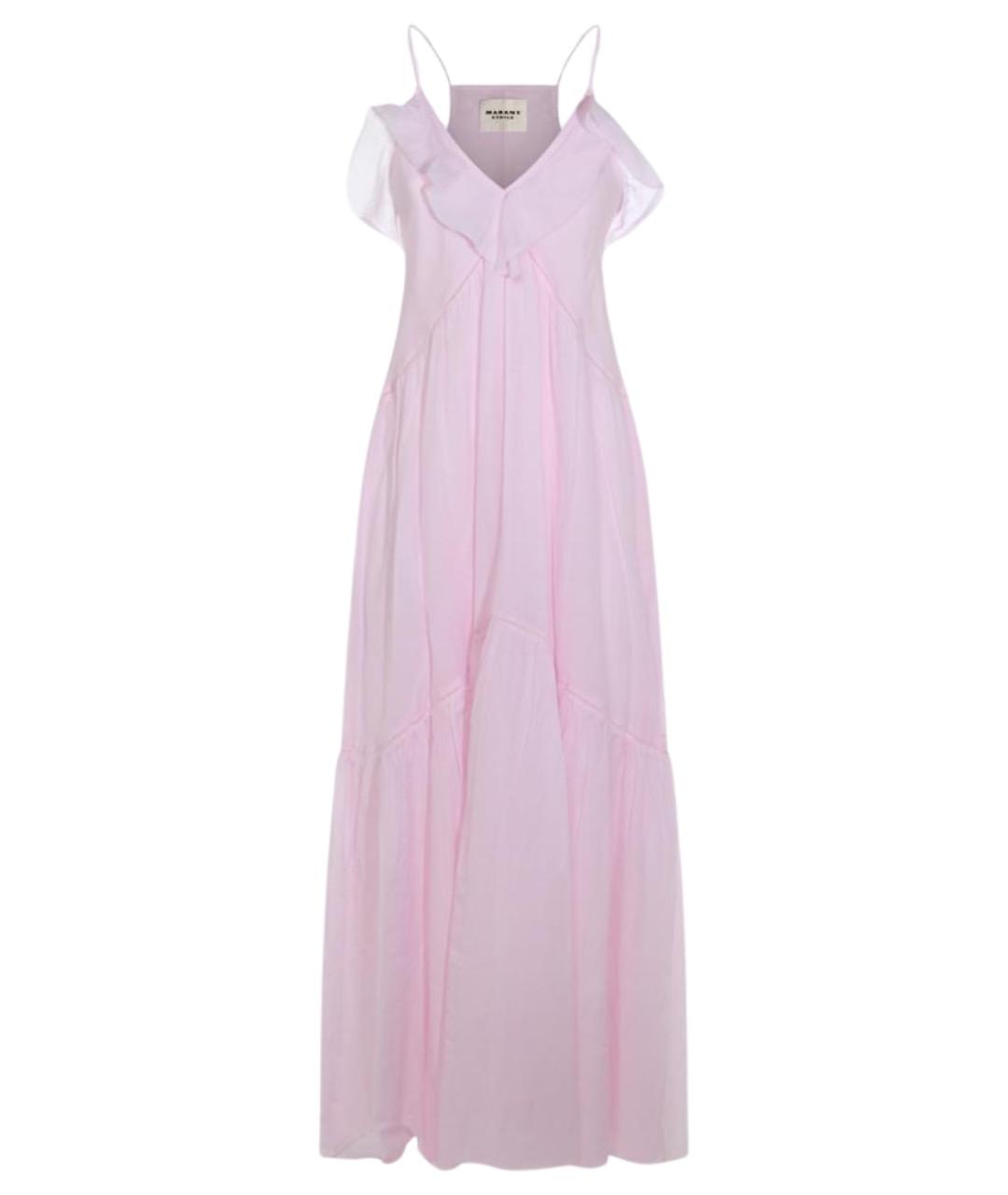 ISABEL MARANT ETOILE Розовое хлопковое платье, фото 1