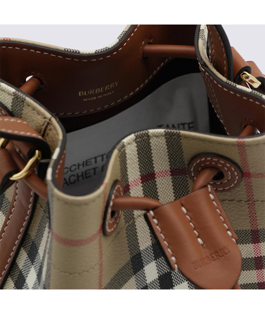 BURBERRY Мульти сумка с короткими ручками из искусственной кожи, фото 4