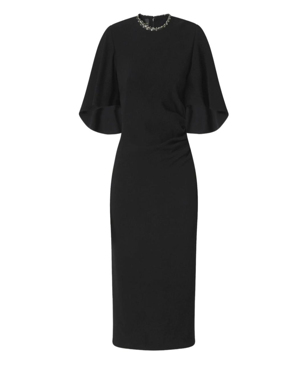 PINKO Черное вискозное платье, фото 1