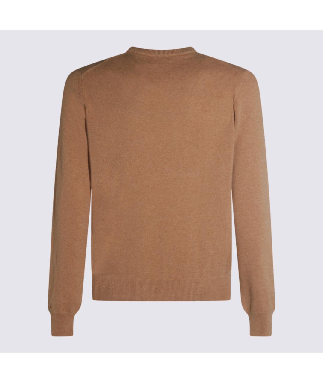 MALO Бежевый шерстяной джемпер / свитер, фото 2