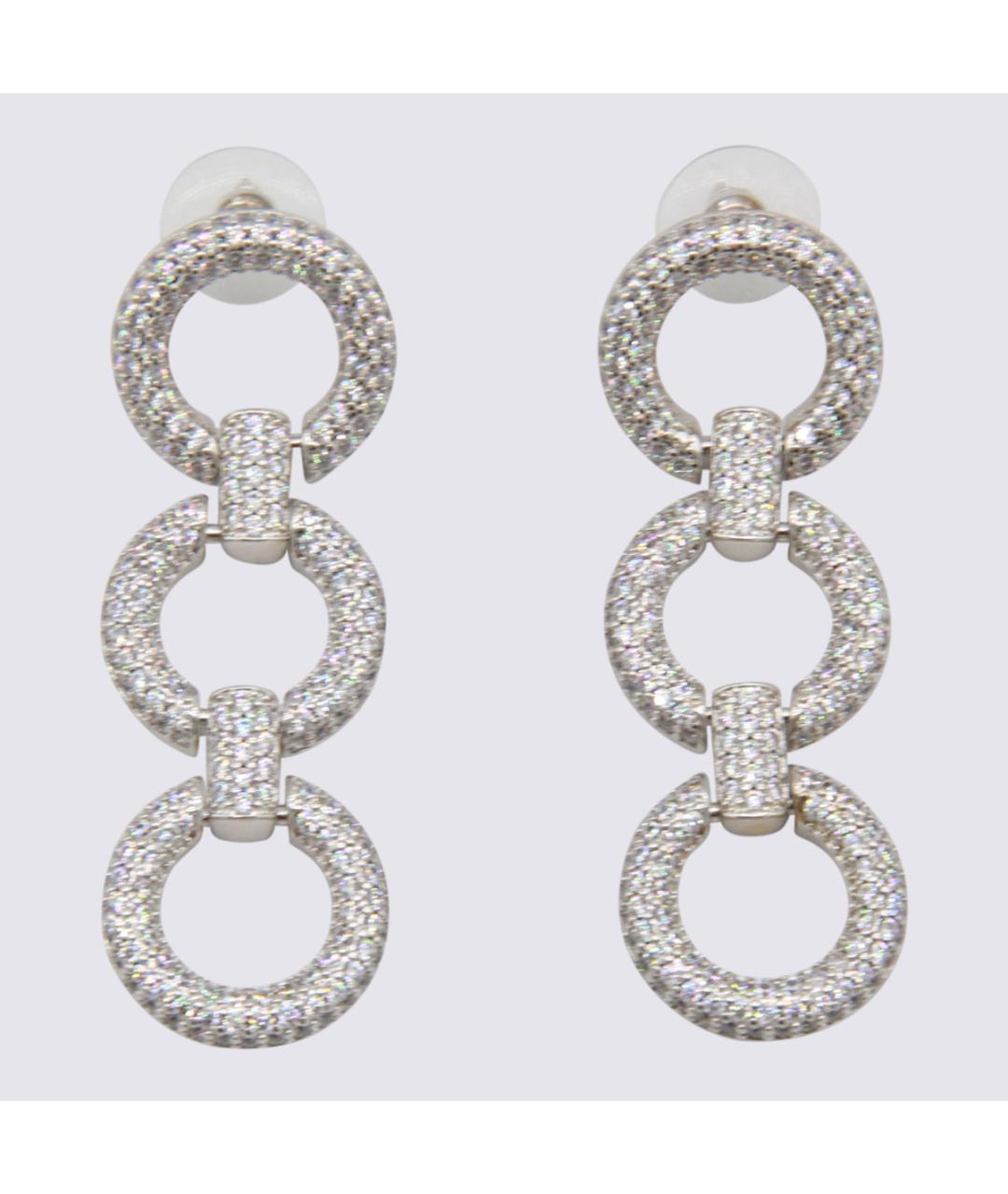 SELF-PORTRAIT Серебряные металлические серьги, фото 2