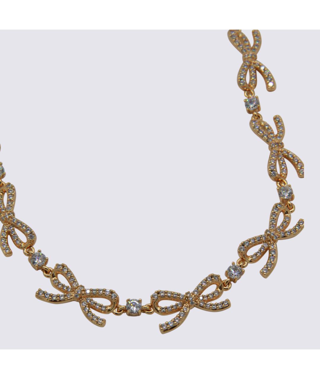 SELF-PORTRAIT Золотое металлическое колье, фото 2