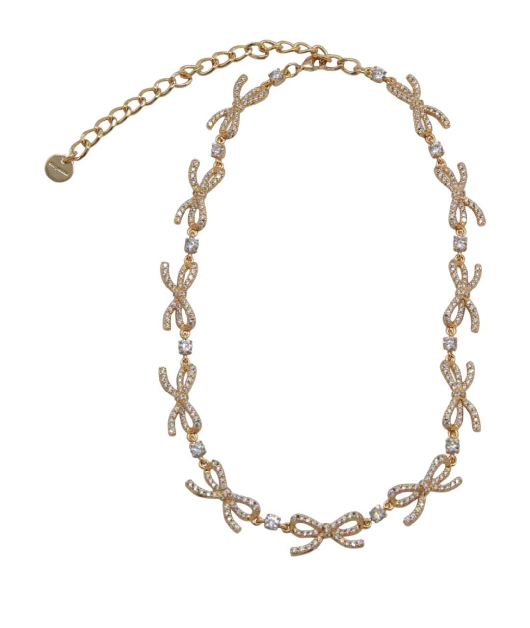 SELF-PORTRAIT Золотое металлическое колье, фото 1