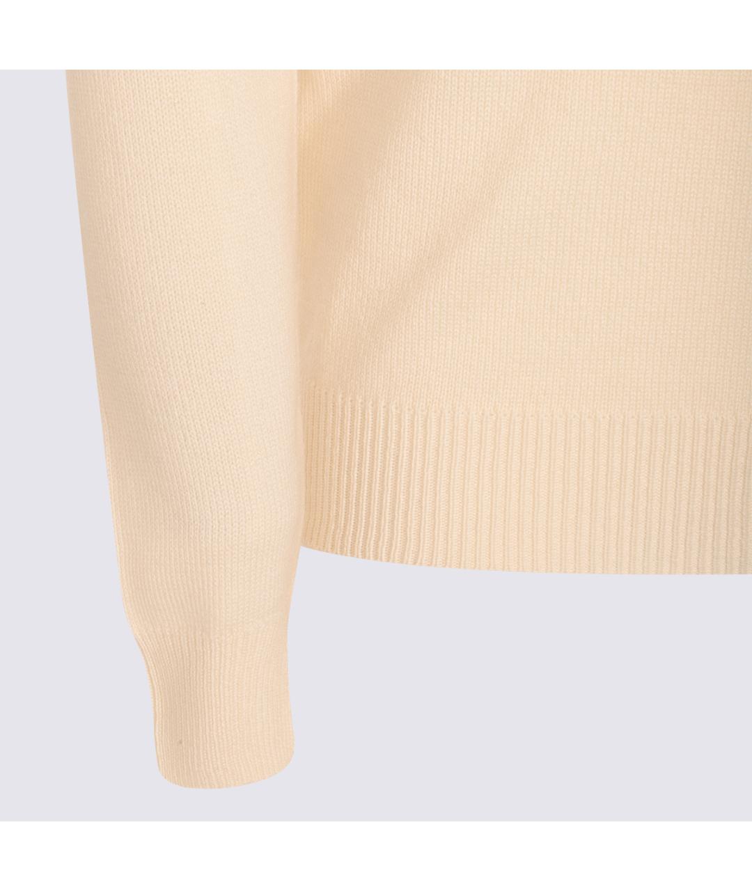 MALO Бежевый шерстяной джемпер / свитер, фото 3