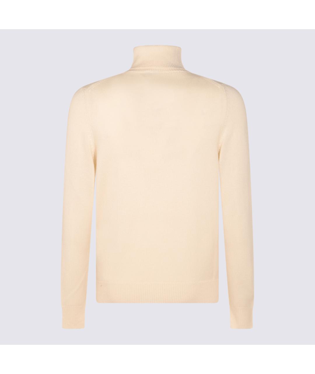 MALO Бежевый шерстяной джемпер / свитер, фото 2