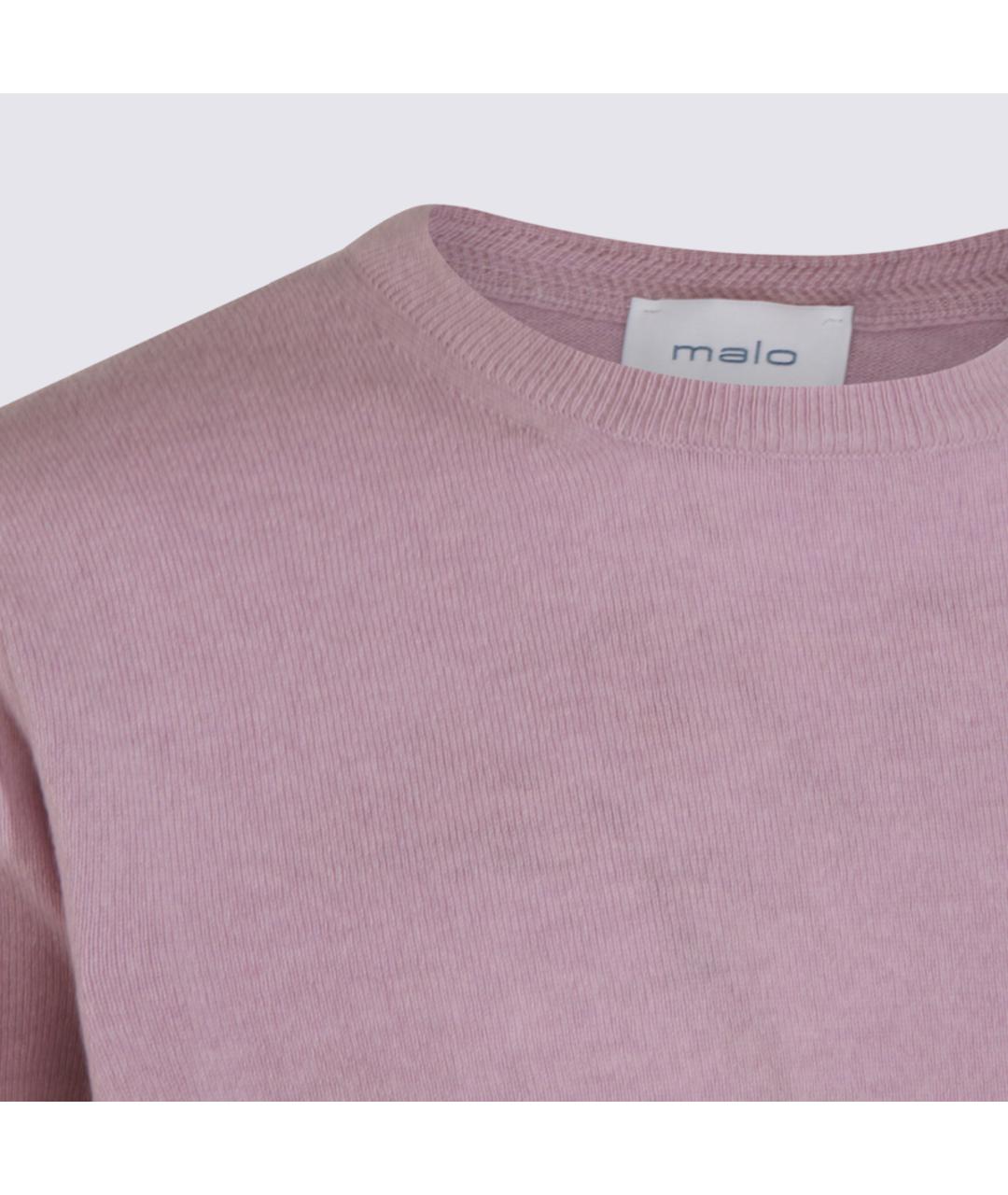 MALO Розовый кашемировый джемпер / свитер, фото 4