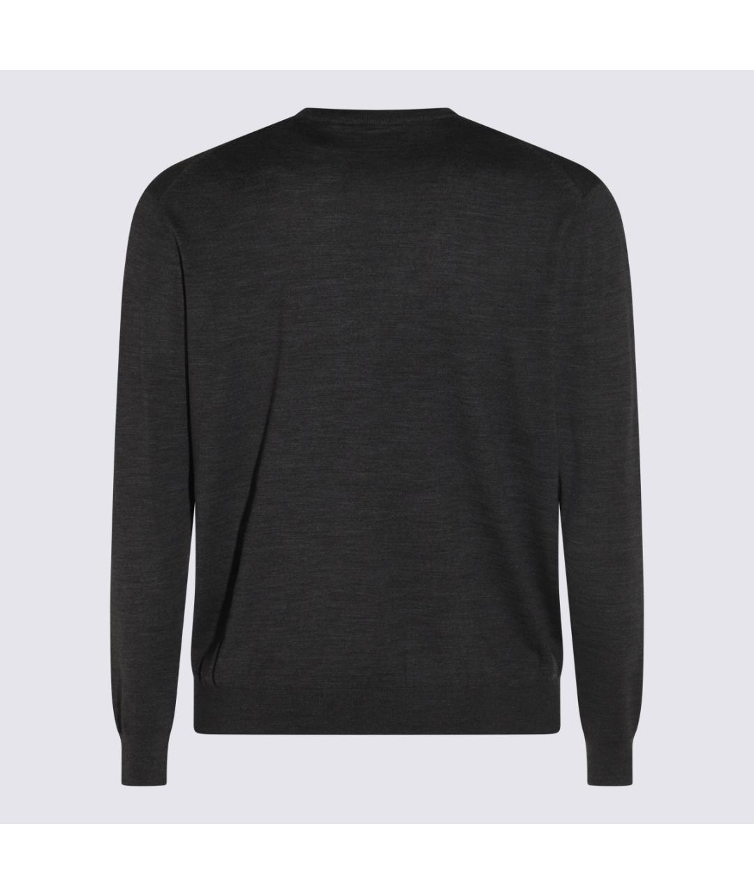 MALO Серый шерстяной джемпер / свитер, фото 2