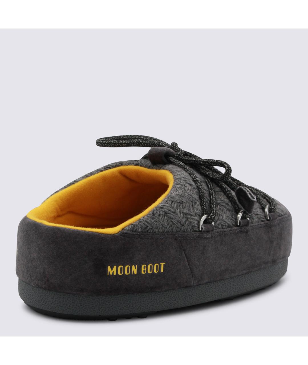 MOON BOOT Серые текстильные ботинки, фото 3