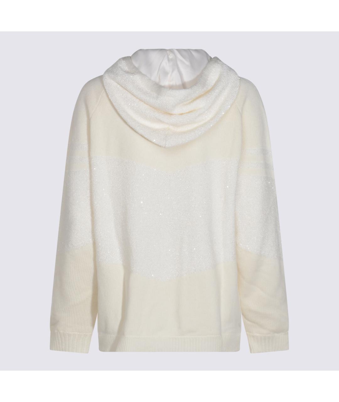 FABIANA FILIPPI Белый шерстяной джемпер / свитер, фото 2